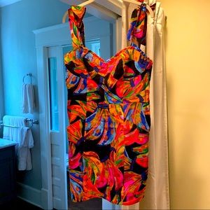 Farm Rio Rainbow Bananas mini dress - new with tags
